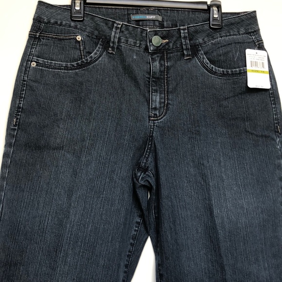 French Cuff Denim - French Cuff Boot Cut Jeans SZ 14